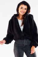 Kurtka Damska Model A533 Black - awama Kurtka Damska Model A533 Black - awama