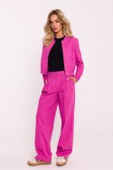 Kurtka Damska Model MOE800 Pink - Moe Kurtka Damska Model MOE800 Pink - Moe