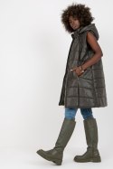 Kamizelka Model TW-KZ-BI-82019.09 Khaki - Och Bella Kamizelka Model TW-KZ-BI-82019.09 Khaki - Och Bella
