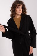 Płaszcz Damski Model TW-PL-BI-2022320.01X Black - Och Bella Płaszcz Damski Model TW-PL-BI-2022320.01X Black - Och Bella