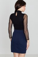 Spódnica Model K389 Navy - Lenitif Spódnica Model K389 Navy - Lenitif
