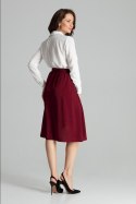 Spódnica Model L060 Bordo - Lenitif Spódnica Model L060 Bordo - Lenitif