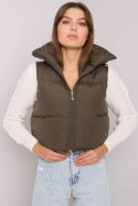 Kamizelka Model EM-KZ-898.30 Khaki - Ex Moda Kamizelka Model EM-KZ-898.30 Khaki - Ex Moda