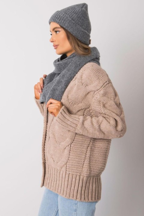 Komplet Model JK-KMPL-20.13 Dark Grey - Rue Paris Komplet Model JK-KMPL-20.13 Dark Grey - Rue Paris