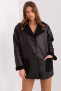 Kurtka Damska Model LK-KR-509454.97P Black - Lakerta Kurtka Damska Model LK-KR-509454.97P Black - Lakerta