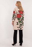 Płaszcz Damski Model DHJ-PL-19821.60P Beige - Italy Moda Płaszcz Damski Model DHJ-PL-19821.60P Beige - Italy Moda