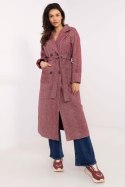 Płaszcz Damski Model LK-PL-509835.19 Bordo - Lakerta Płaszcz Damski Model LK-PL-509835.19 Bordo - Lakerta