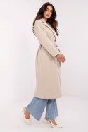 Płaszcz Damski Model MO-PL-1804.00 Beige - Italy Moda Płaszcz Damski Model MO-PL-1804.00 Beige - Italy Moda