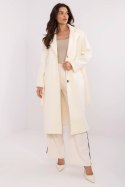 Płaszcz Damski Model MO-PL-1804.00 Ecru - Italy Moda