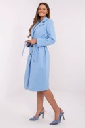 Płaszcz Damski Model MO-PL-1804.00 Light Blue - Italy Moda Płaszcz Damski Model MO-PL-1804.00 Light Blue - Italy Moda