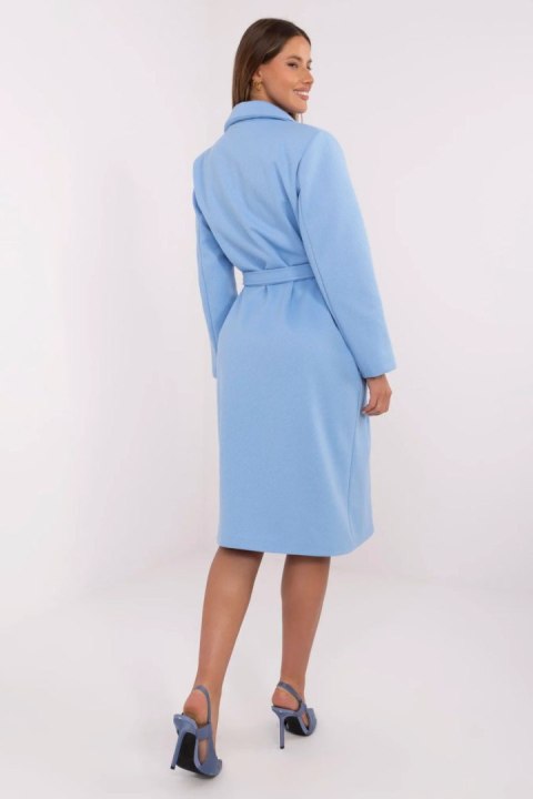 Płaszcz Damski Model MO-PL-1804.00 Light Blue - Italy Moda Płaszcz Damski Model MO-PL-1804.00 Light Blue - Italy Moda