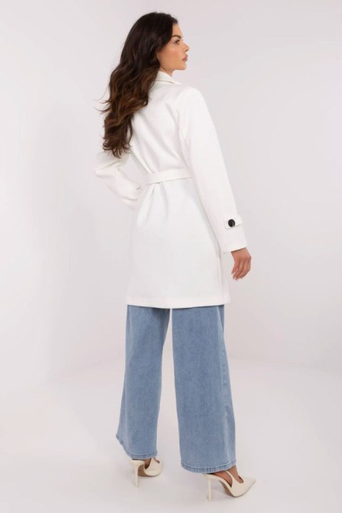 Płaszcz Damski Model MO-PL-5209.87 Ecru - Italy Moda Płaszcz Damski Model MO-PL-5209.87 Ecru - Italy Moda