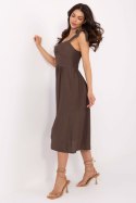 Sukienka Model MI-SK-A1830.69 Dark Brown - Italy Moda