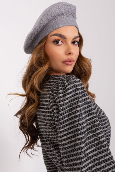 Beret Model AT-CZ-231605.24P Grey - AT Beret Model AT-CZ-231605.24P Grey - AT