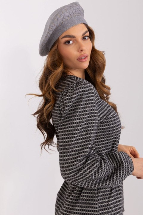 Beret Model AT-CZ-231605.24P Grey - AT Beret Model AT-CZ-231605.24P Grey - AT