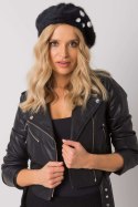Beret Model AT-CZ-BF38834-1 Black - AT Beret Model AT-CZ-BF38834-1 Black - AT