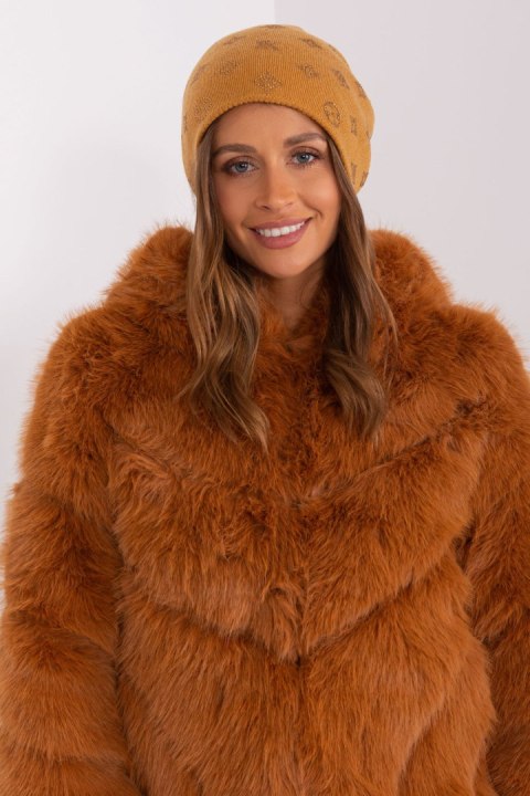 Czapka Model AT-CZ-2325.96 Dark Yellow - AT Czapka Model AT-CZ-2325.96 Dark Yellow - AT