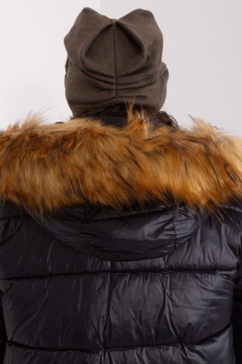 Czapka Model AT-CZ-23250.36P Dark Khaki - AT Czapka Model AT-CZ-23250.36P Dark Khaki - AT