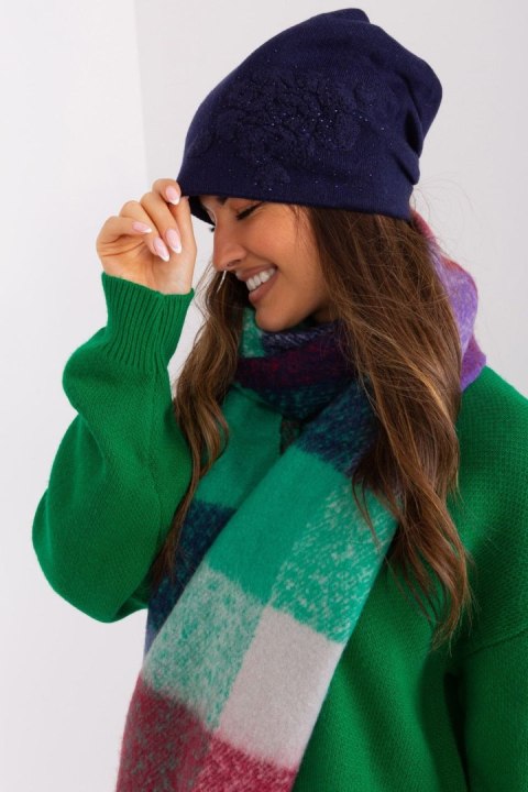 Czapka Model AT-CZ-23250.36P Navy - AT Czapka Model AT-CZ-23250.36P Navy - AT