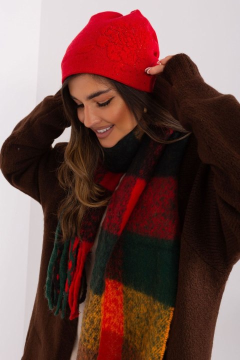 Czapka Model AT-CZ-23250.36P Red - AT Czapka Model AT-CZ-23250.36P Red - AT