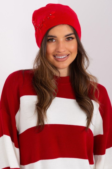 Czapka Model AT-CZ-2329.76 Red - AT Czapka Model AT-CZ-2329.76 Red - AT