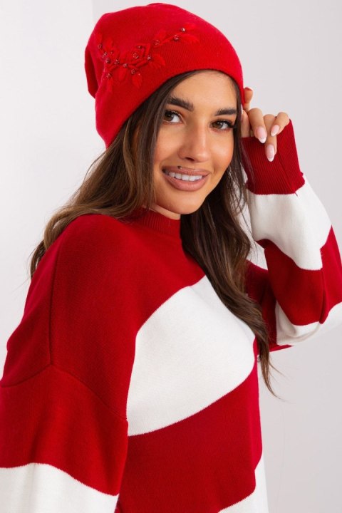 Czapka Model AT-CZ-2329.76 Red - AT Czapka Model AT-CZ-2329.76 Red - AT