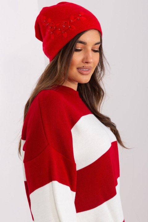 Czapka Model AT-CZ-2329.76 Red - AT Czapka Model AT-CZ-2329.76 Red - AT