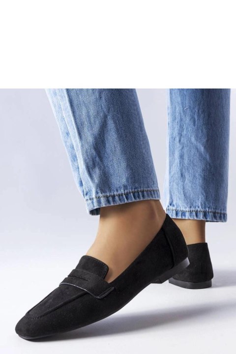 Czarne mokasyny z eko-zamszu Meilleur - Solea Czarne mokasyny z eko-zamszu Meilleur - Solea