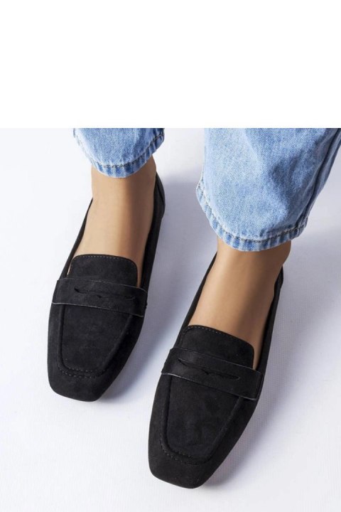 Czarne mokasyny z eko-zamszu Meilleur - Solea Czarne mokasyny z eko-zamszu Meilleur - Solea