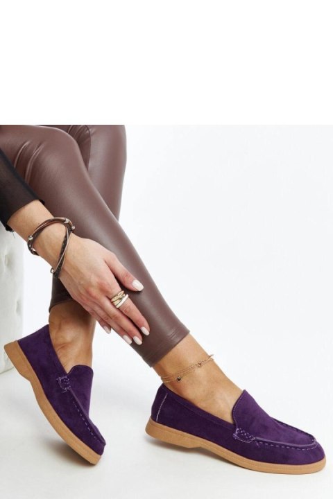 Fioletowe zamszowe półbuty Rumay - Solea Fioletowe zamszowe półbuty Rumay - Solea