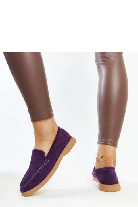 Fioletowe zamszowe półbuty Rumay - Solea Fioletowe zamszowe półbuty Rumay - Solea