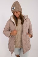Kurtka Damska Model MBM-KR-2319.37 Beige - MBM Kurtka Damska Model MBM-KR-2319.37 Beige - MBM