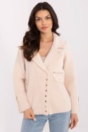 Kurtka Damska Model MBM-KR-250.77 Light Beige - MBM Kurtka Damska Model MBM-KR-250.77 Light Beige - MBM