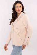 Kurtka Damska Model MBM-KR-250.77 Light Beige - MBM Kurtka Damska Model MBM-KR-250.77 Light Beige - MBM