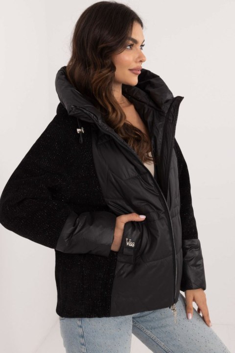 Kurtka Damska Model MBM-KR-SJ218.06 Black - MBM Kurtka Damska Model MBM-KR-SJ218.06 Black - MBM