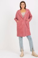Płaszcz Damski Model MBM-PL-1521.97P Dark Pink - MBM Płaszcz Damski Model MBM-PL-1521.97P Dark Pink - MBM