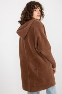 Płaszcz Damski Model MBM-PL-19905-1.96P Brown - MBM Płaszcz Damski Model MBM-PL-19905-1.96P Brown - MBM