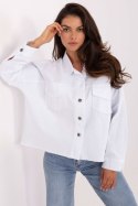 Koszula Damska Model IT-KS-FL5779.87 White - Rue Paris Koszula Damska Model IT-KS-FL5779.87 White - Rue Paris