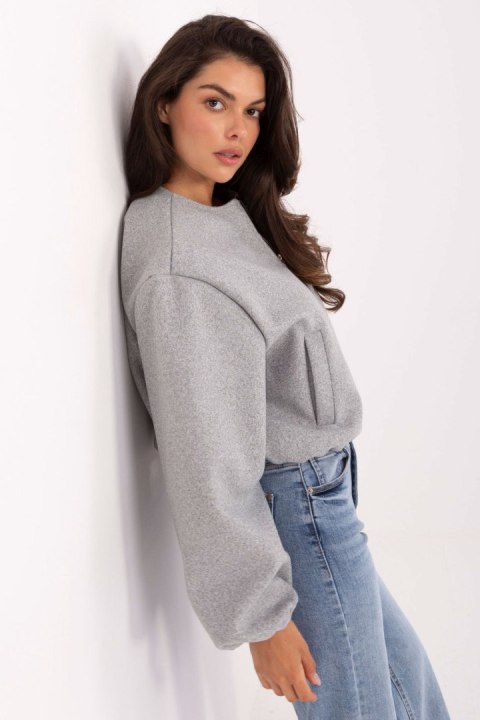 Kurtka Damska Model IT-KR-A8612.46 Grey - Rue Paris Kurtka Damska Model IT-KR-A8612.46 Grey - Rue Paris