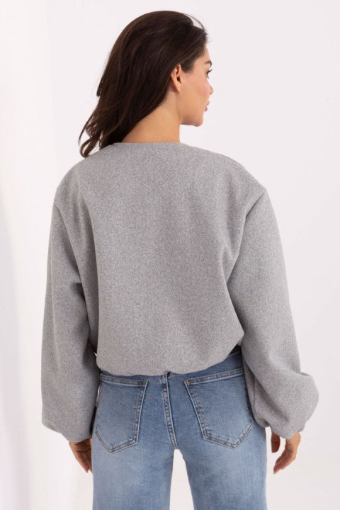 Kurtka Damska Model IT-KR-A8612.46 Grey - Rue Paris Kurtka Damska Model IT-KR-A8612.46 Grey - Rue Paris