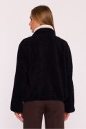 Kurtka Damska Model MOE885 Black - Moe Kurtka Damska Model MOE885 Black - Moe