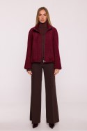 Kurtka Damska Model MOE885 Bordo - Moe Kurtka Damska Model MOE885 Bordo - Moe