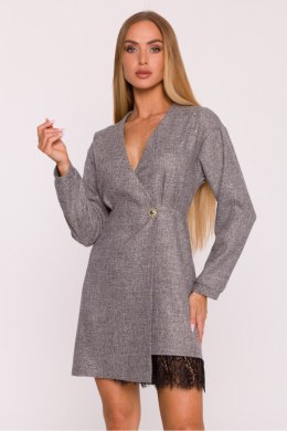Sukienka Model MOE871 Grafit - Moe