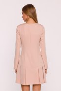 Sukienka Model MOE872 Beige - Moe Sukienka Model MOE872 Beige - Moe