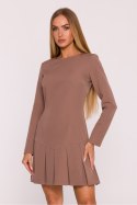 Sukienka Model MOE872 Mocca - Moe Sukienka Model MOE872 Mocca - Moe