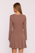 Sukienka Model MOE872 Mocca - Moe Sukienka Model MOE872 Mocca - Moe