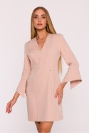 Sukienka Model MOE876 Beige - Moe Sukienka Model MOE876 Beige - Moe