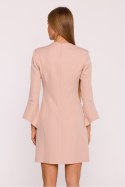 Sukienka Model MOE876 Beige - Moe Sukienka Model MOE876 Beige - Moe