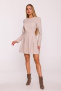 Sukienka Model MOE884 Beige - Moe Sukienka Model MOE884 Beige - Moe