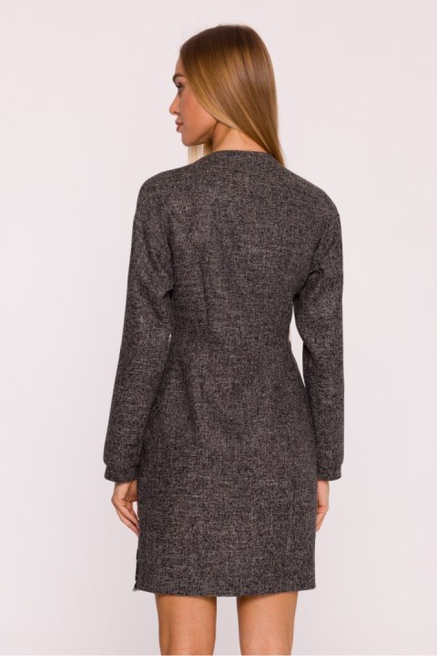 Sukienka Model MOE884 Grafit - Moe